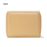 Royal Bagger Portable Trifold Short Wallets, Genuine Leather Coin Purse, Fashion Multiple Slot Card Holder 1869