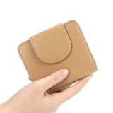 Royal Bagger Short Wallets for Women Genuine Cow Leather Coin Purse Card Holder European American Fashion Zipper Wallet 1560